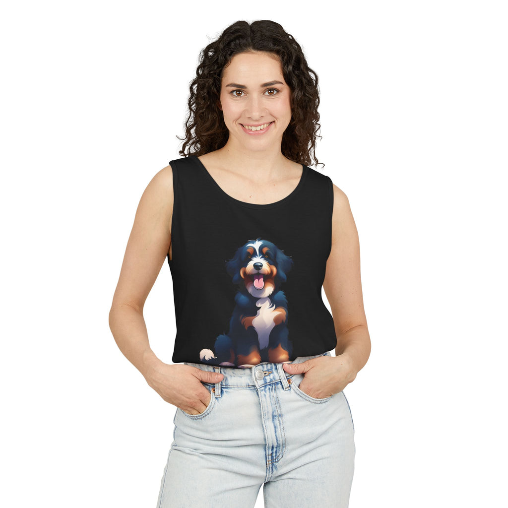 Bernedoodle Unisex Tank Top