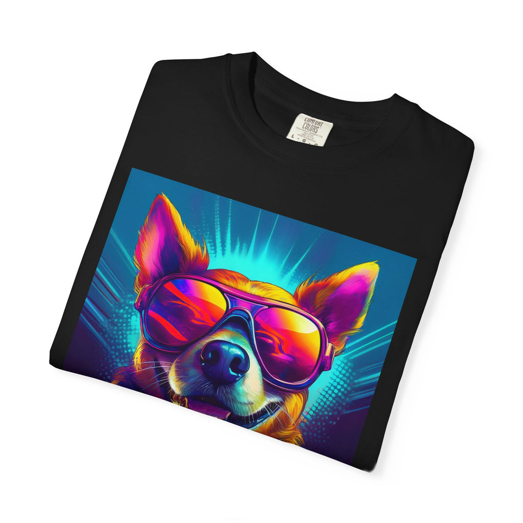Chihuahua Cool Sunglasses Unisex Garment-Dyed T-shirt