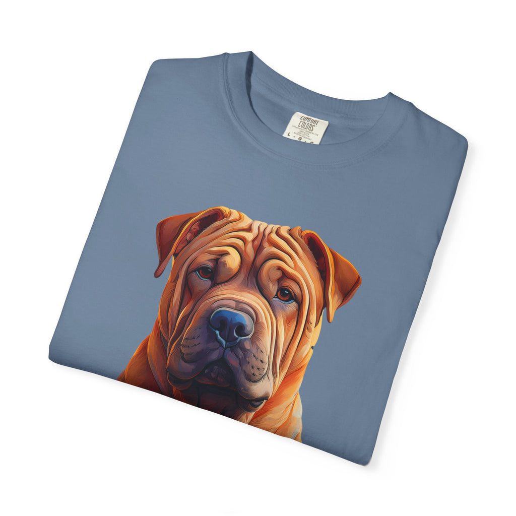 Shar Pei Unisex Garment-Dyed T-shirt