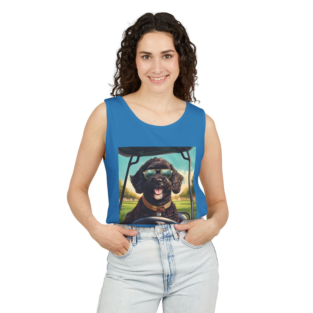 Doodle Golf Cart Tank Top