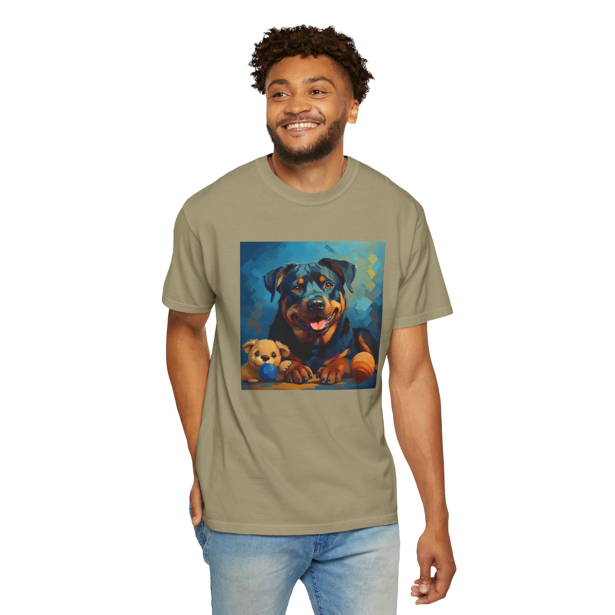 Rottweiler Unisex Garment-Dyed T-shirt