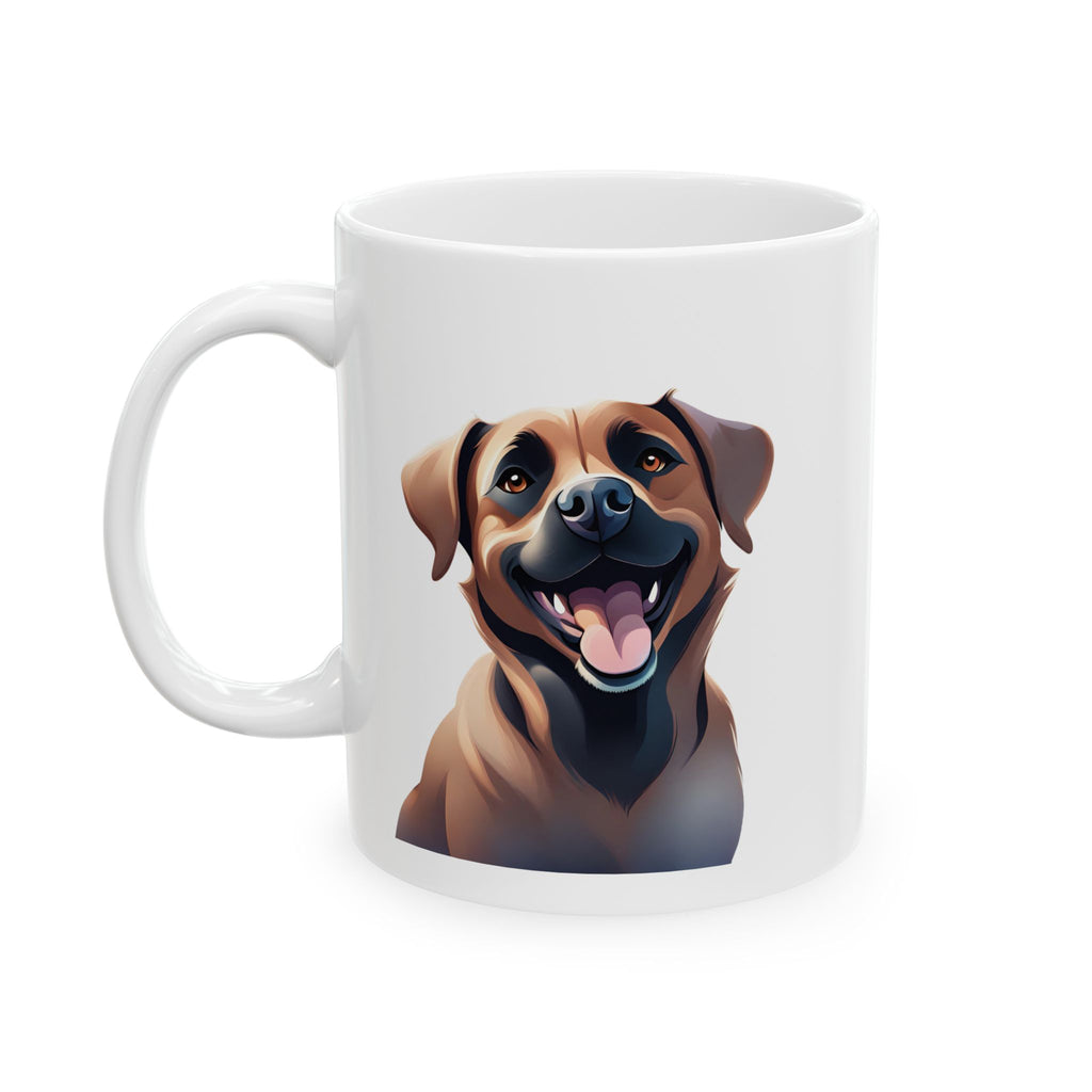 Black Mouth Cur Ceramic Mug, (11oz, 15oz)