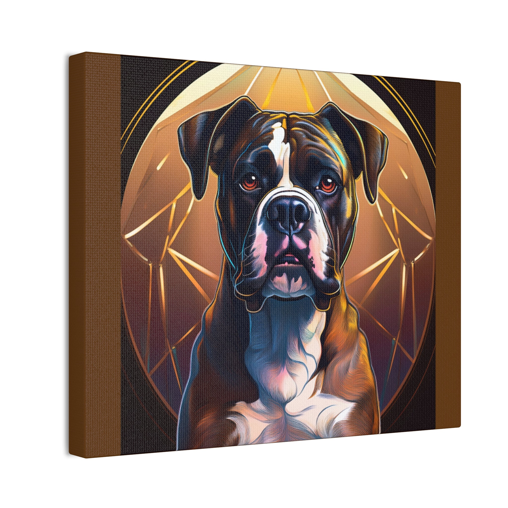 Brindle Gold Canvas Painting