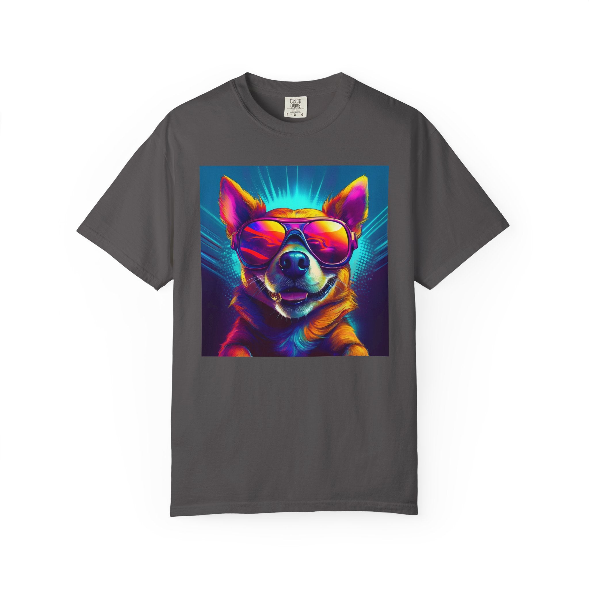 Chihuahua Cool Sunglasses Unisex Garment-Dyed T-shirt