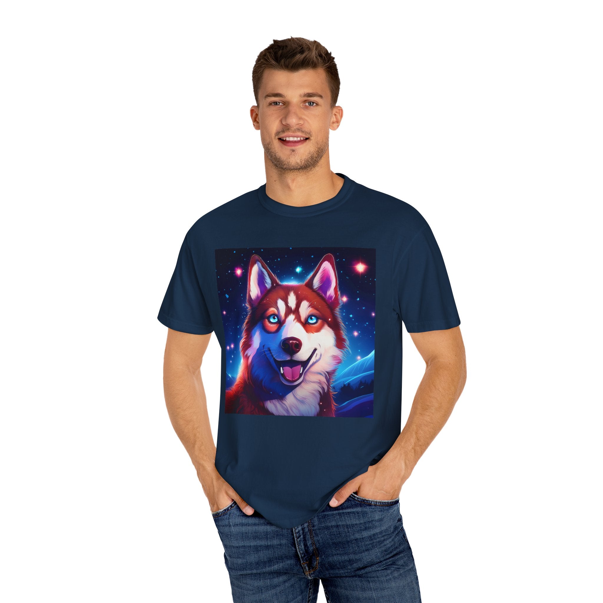 Eskimo Husky Unisex Garment-Dyed T-shirt