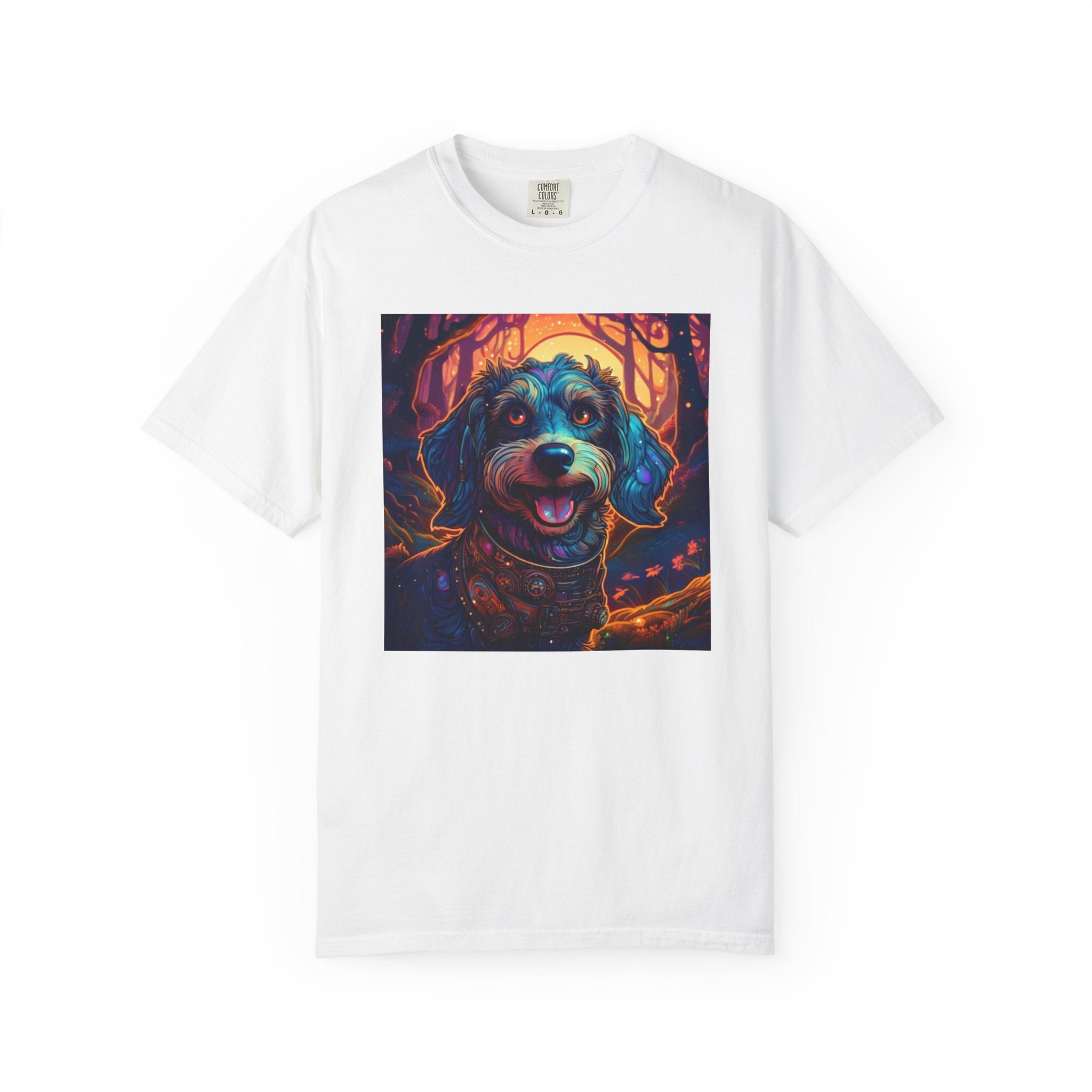 Steampunk Dachshund Unisex Garment-Dyed T-shirt