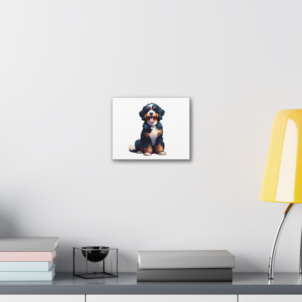 Bernedoodle Canvas Stretched, 0.75"