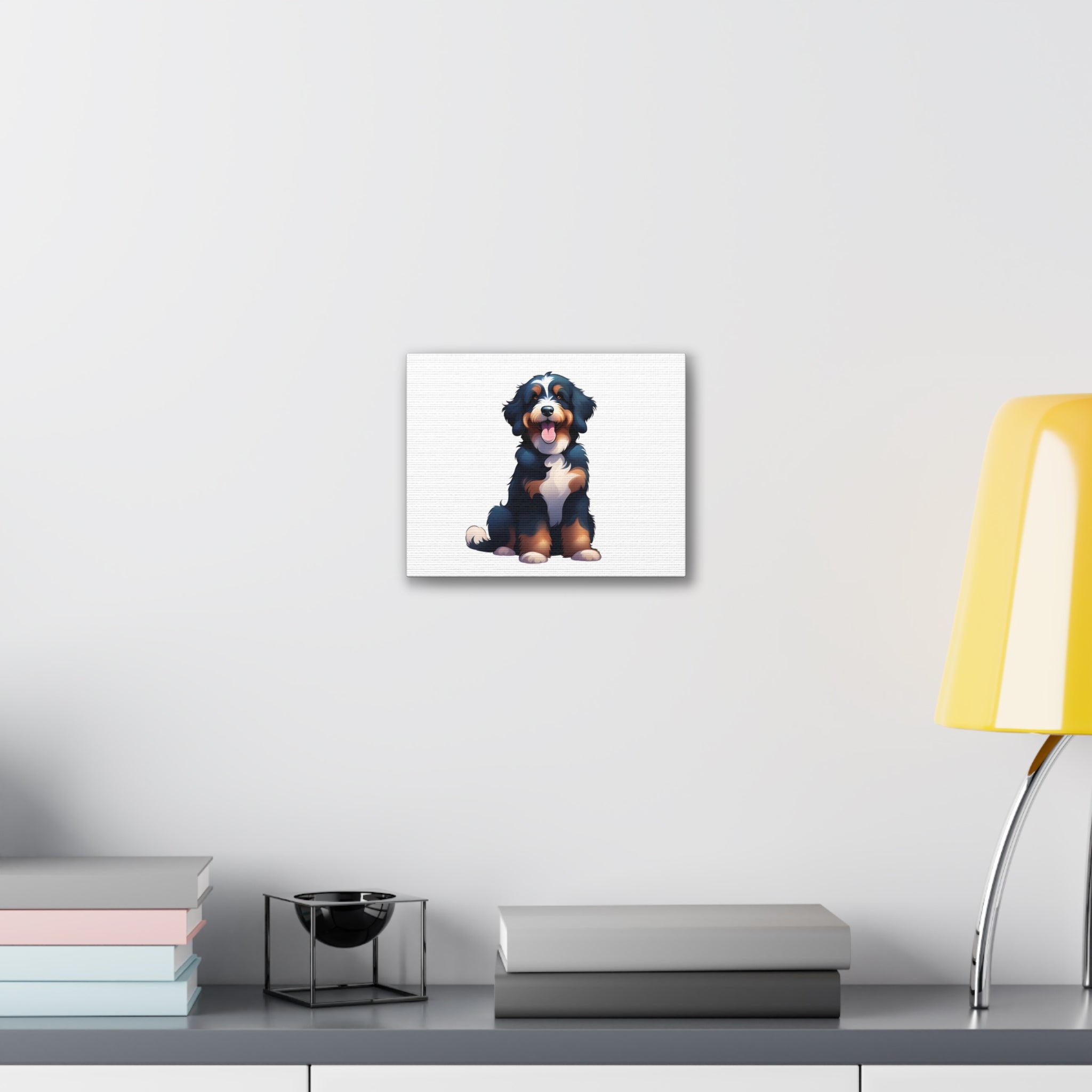 Bernedoodle Canvas Stretched, 0.75"