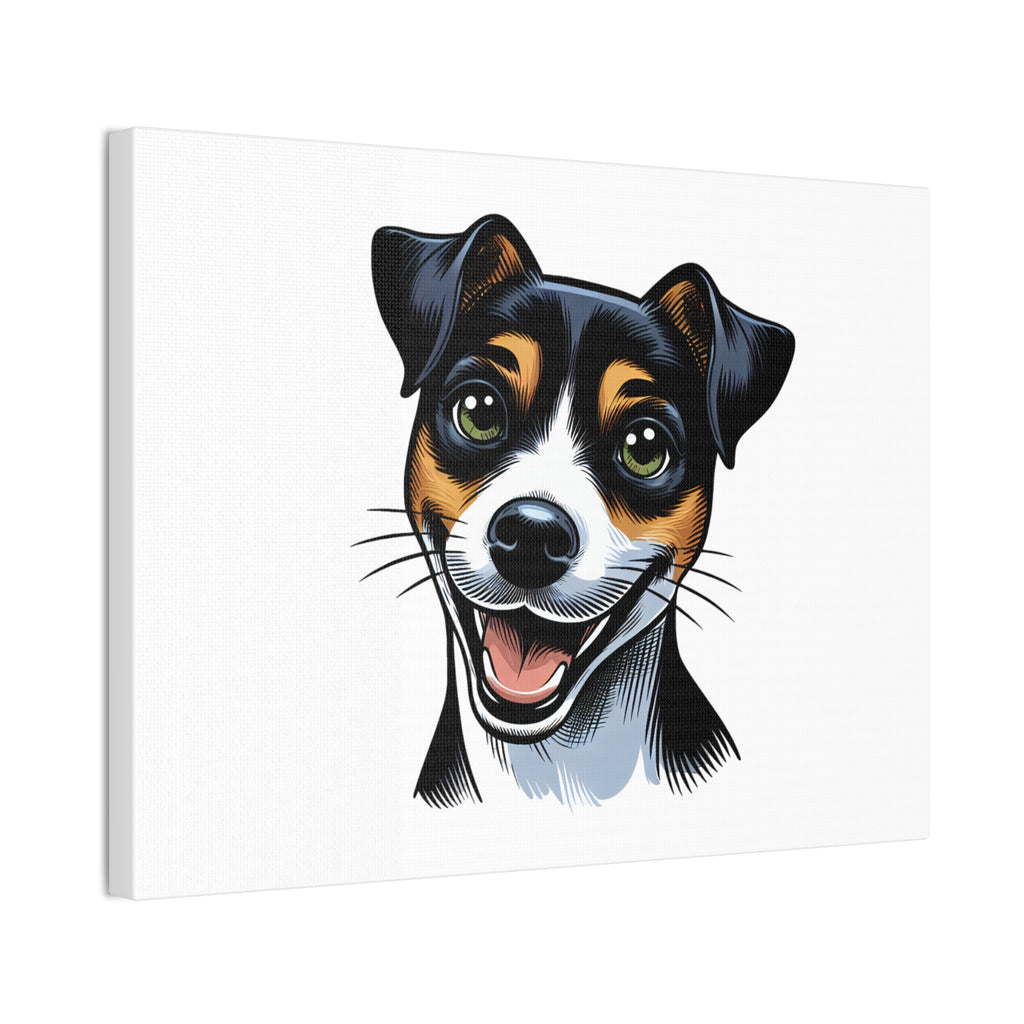 Jack Russel Canvas Stretched, 0.75"