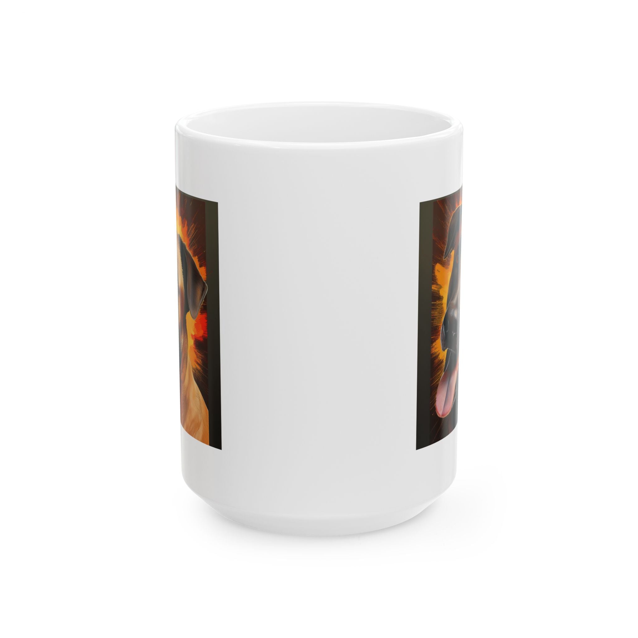 Belgian Malinois Shepherd Ceramic Mug, (11oz, 15oz)