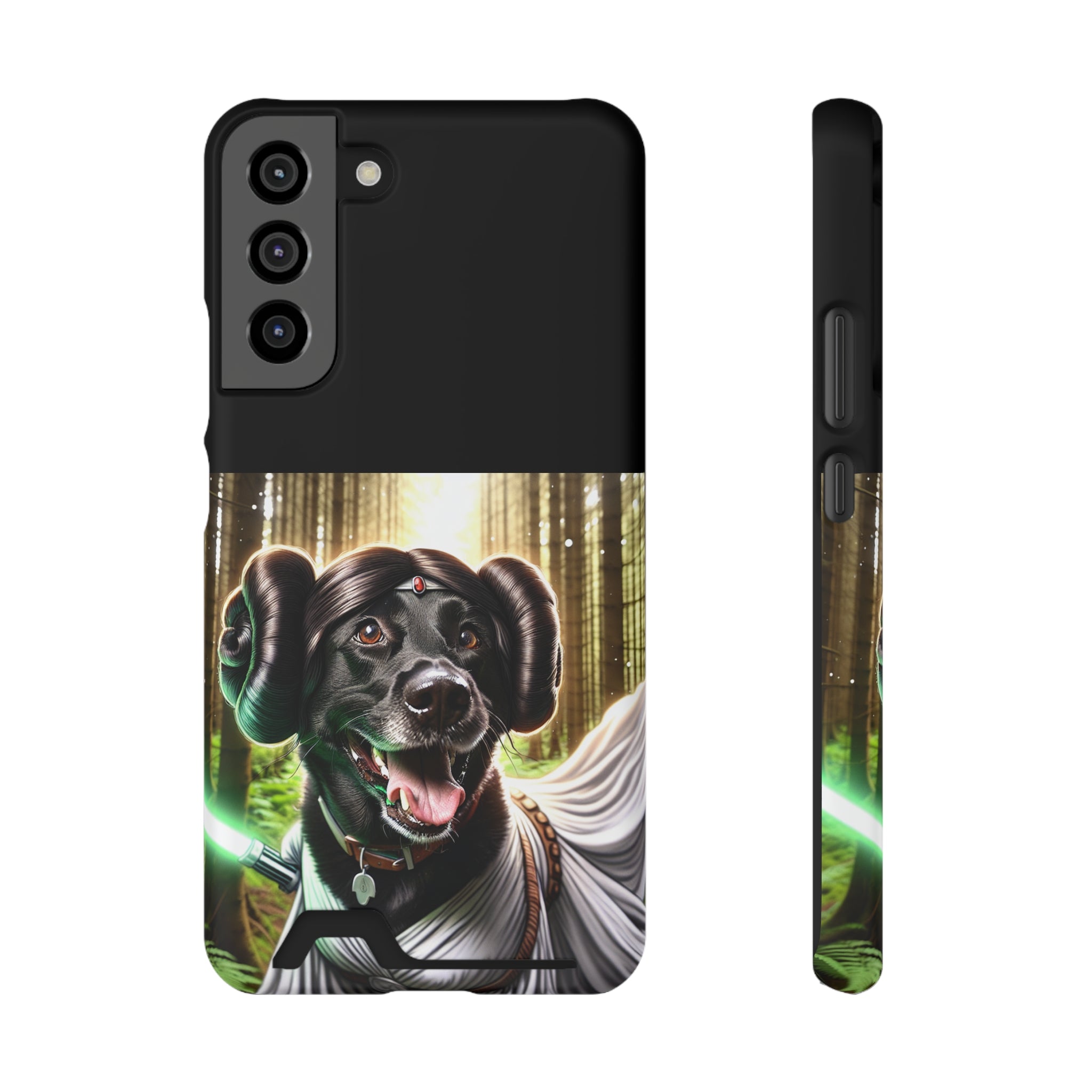 Galaxy Princess Phone Case with Card Holder