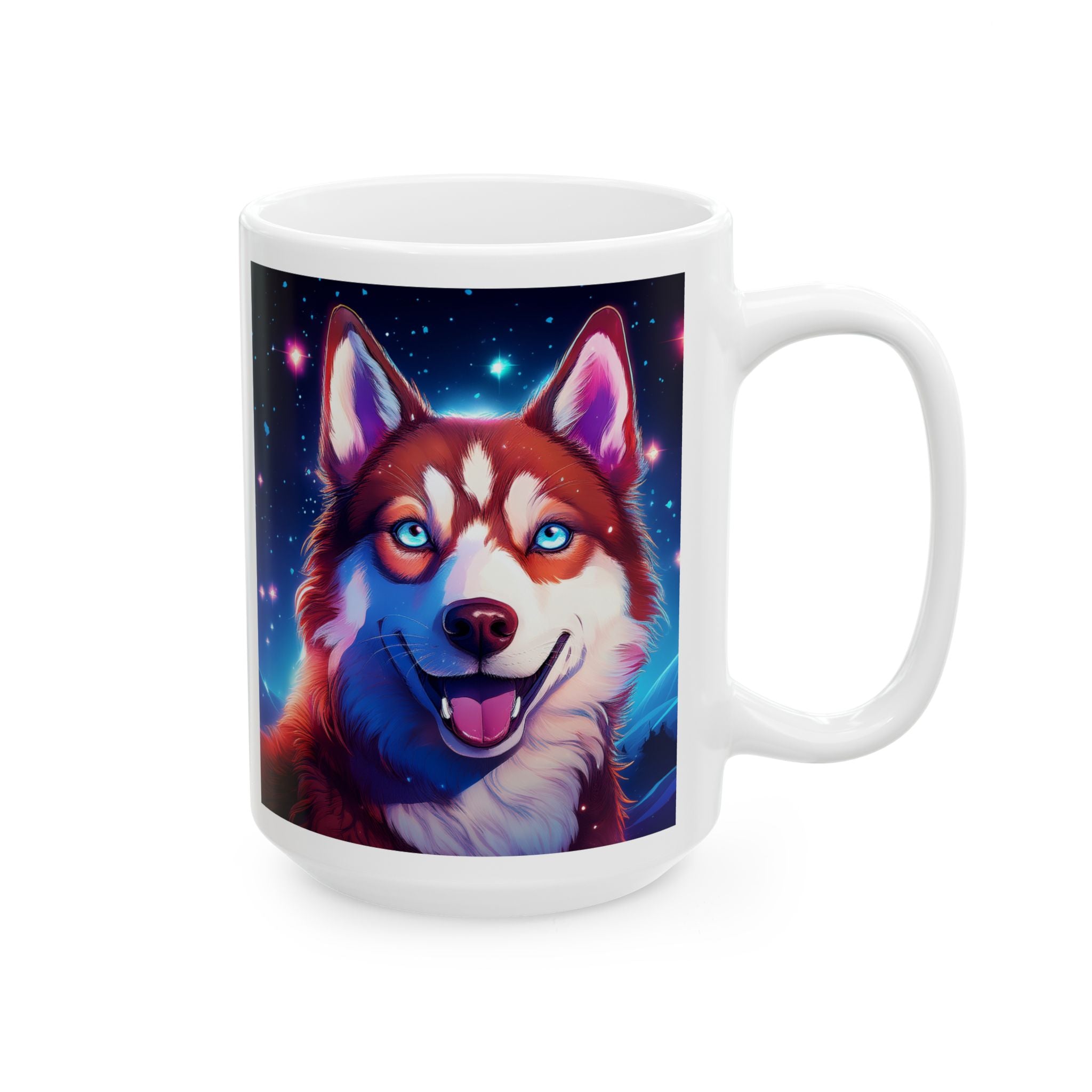 Eskimo Husky Ceramic Mug, (11oz, 15oz)