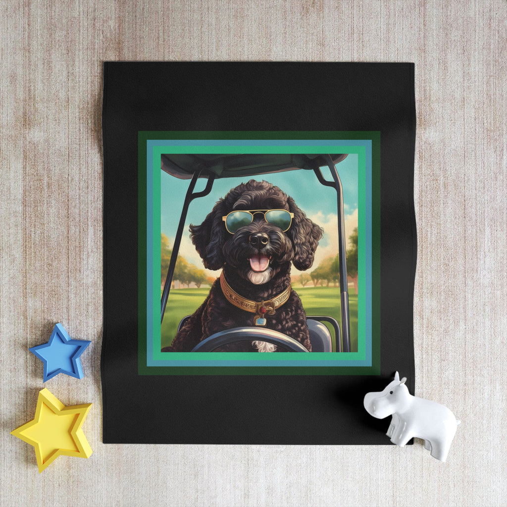 Doodle Golf Cart Throw Blanket