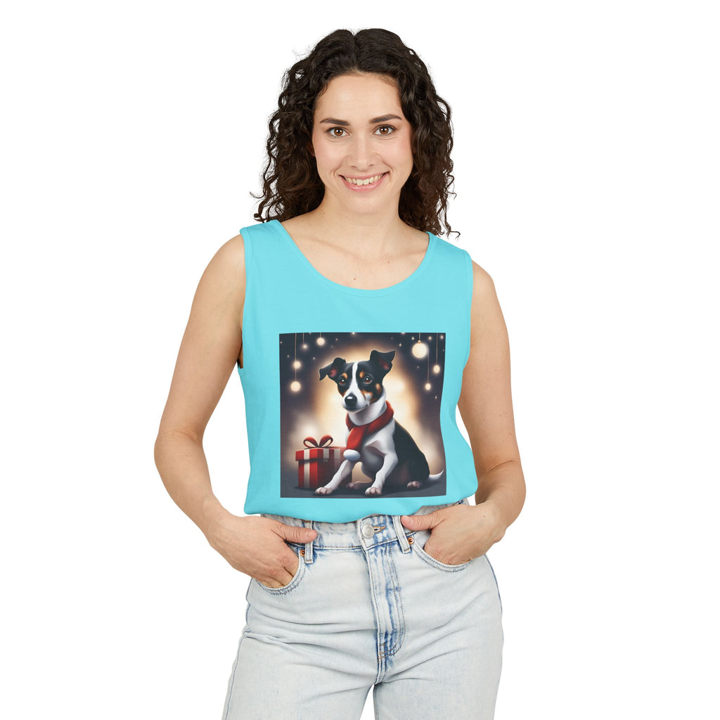 Jack Russel Holiday Unisex Tank Top