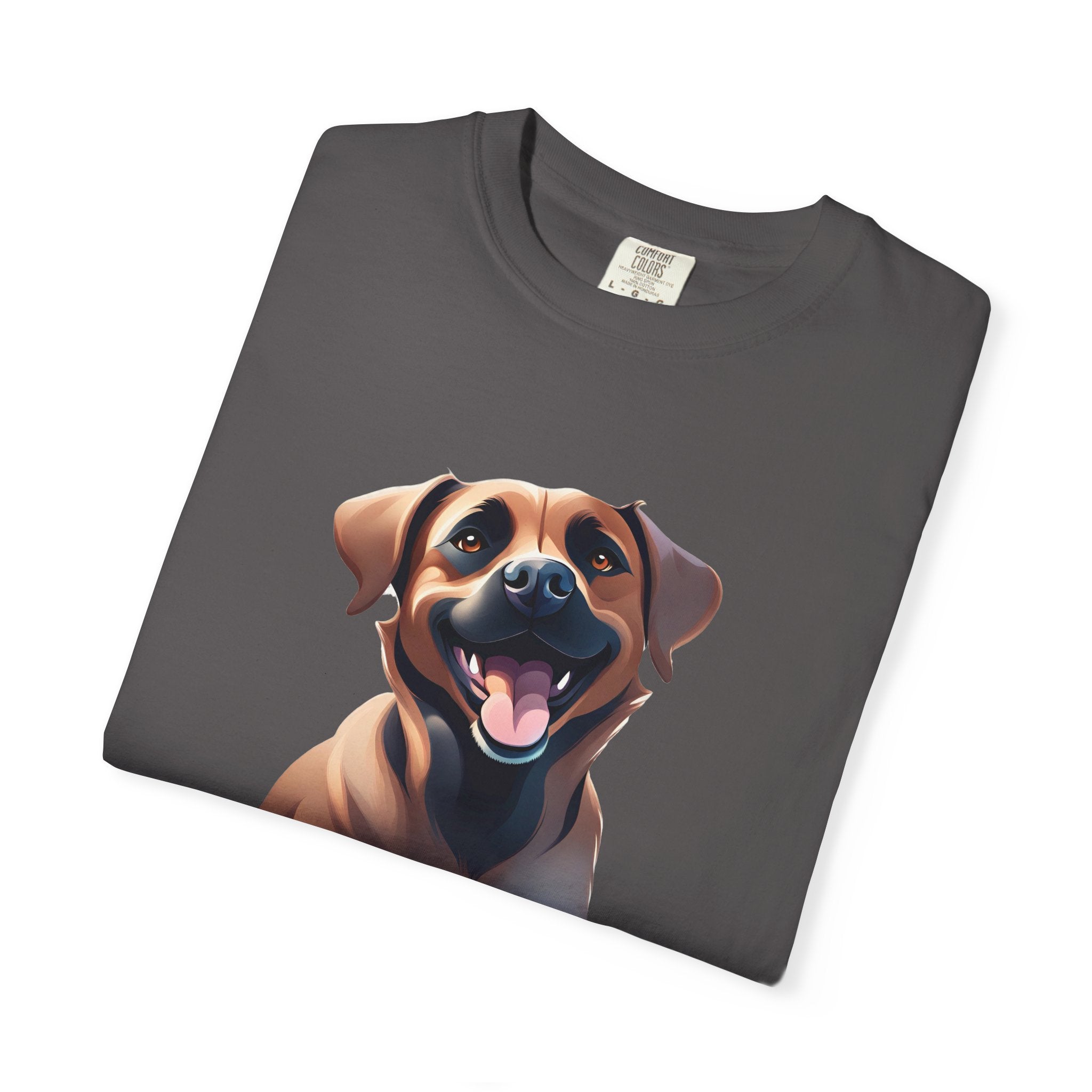 Black Mouth Cur Garment-Dyed T-shirt