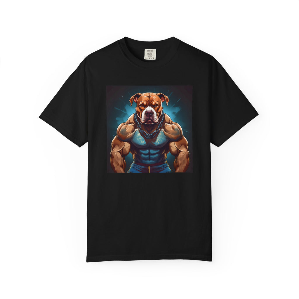 Pitbull Body Builder Unisex Garment-Dyed T-shirt