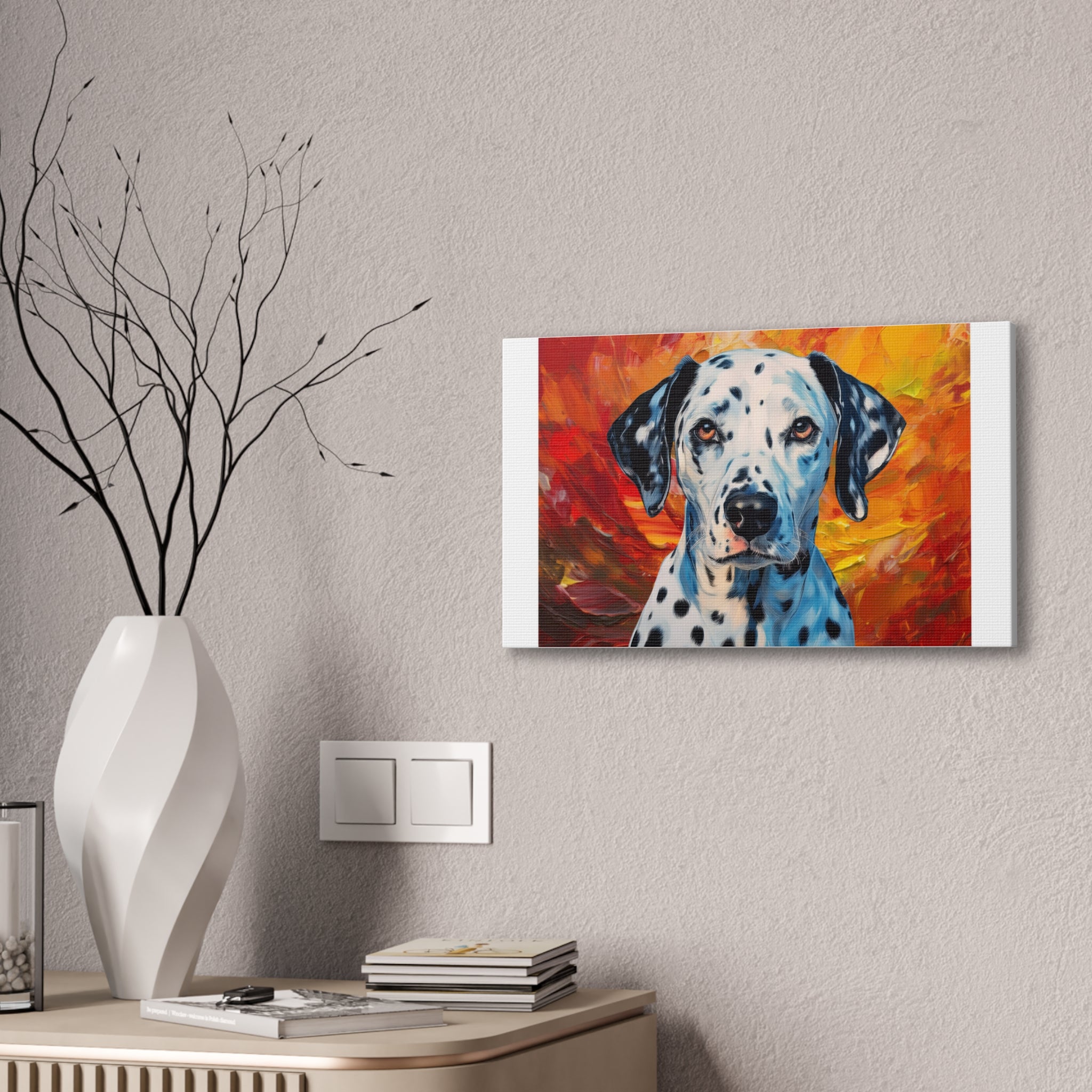 Dalmation Canvas Stretched, 0.75"