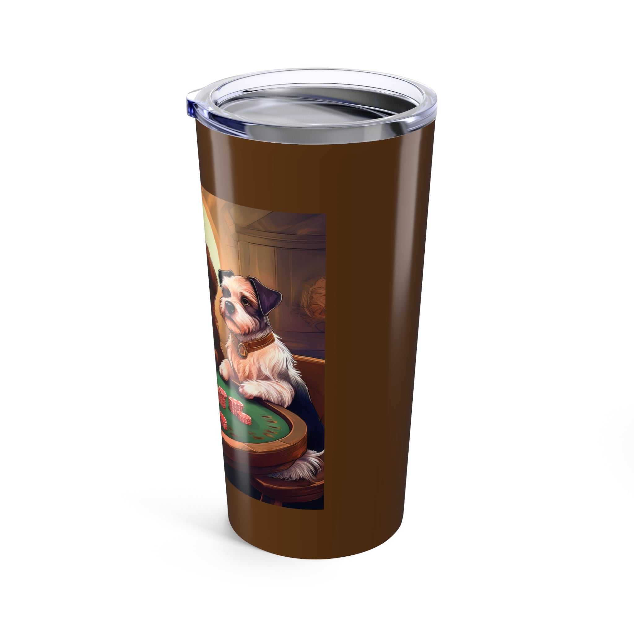 Puppy Poker Tumbler 20oz