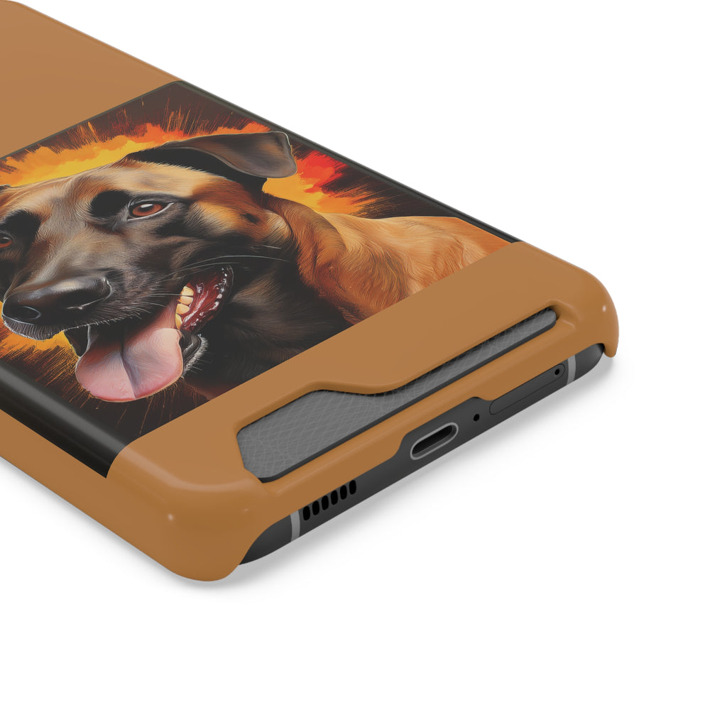 Belgian Malinois Shepherd Phone Case with Card Holder