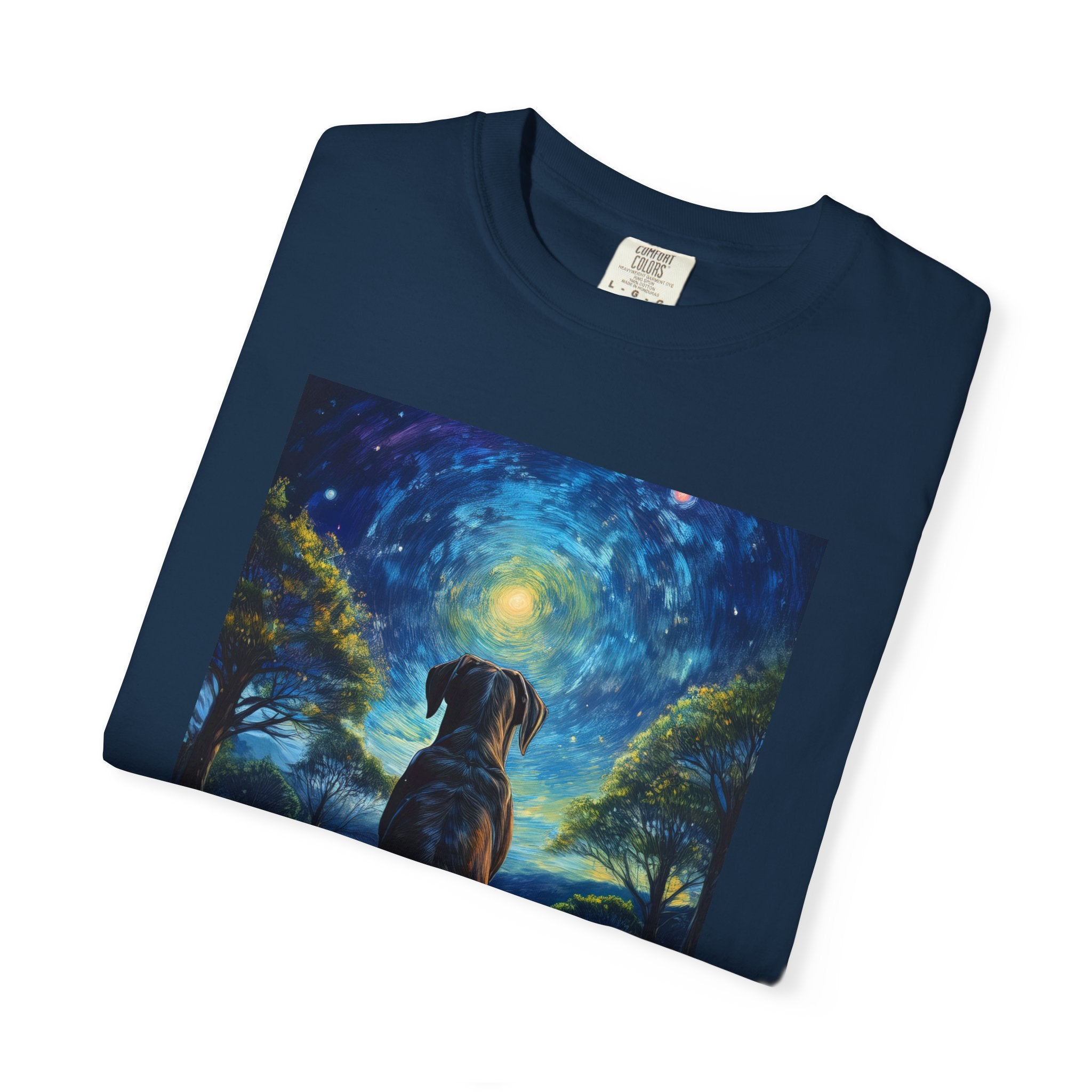 Moonlit Thoughts Unisex Garment-Dyed T-shirt