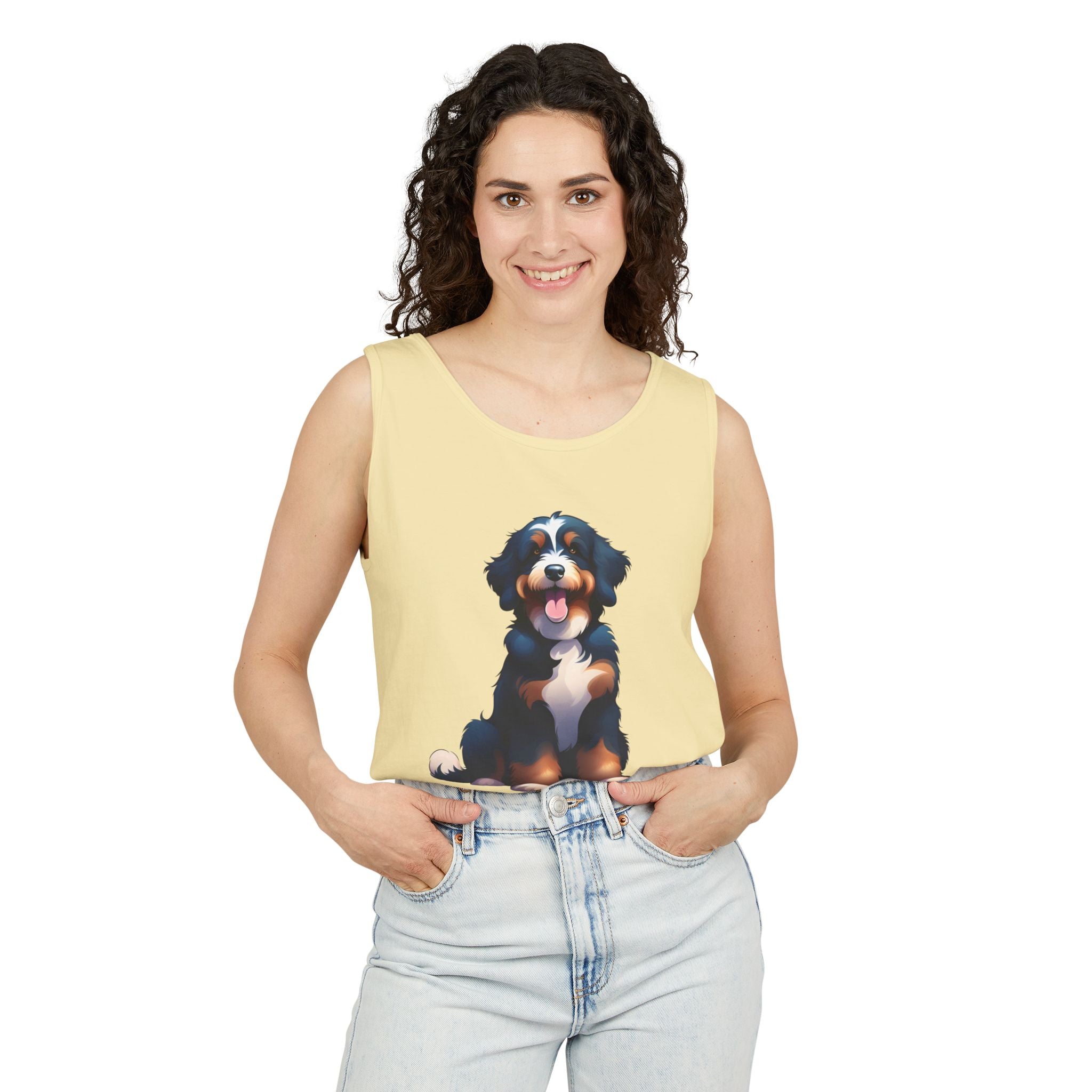 Bernedoodle Unisex Tank Top