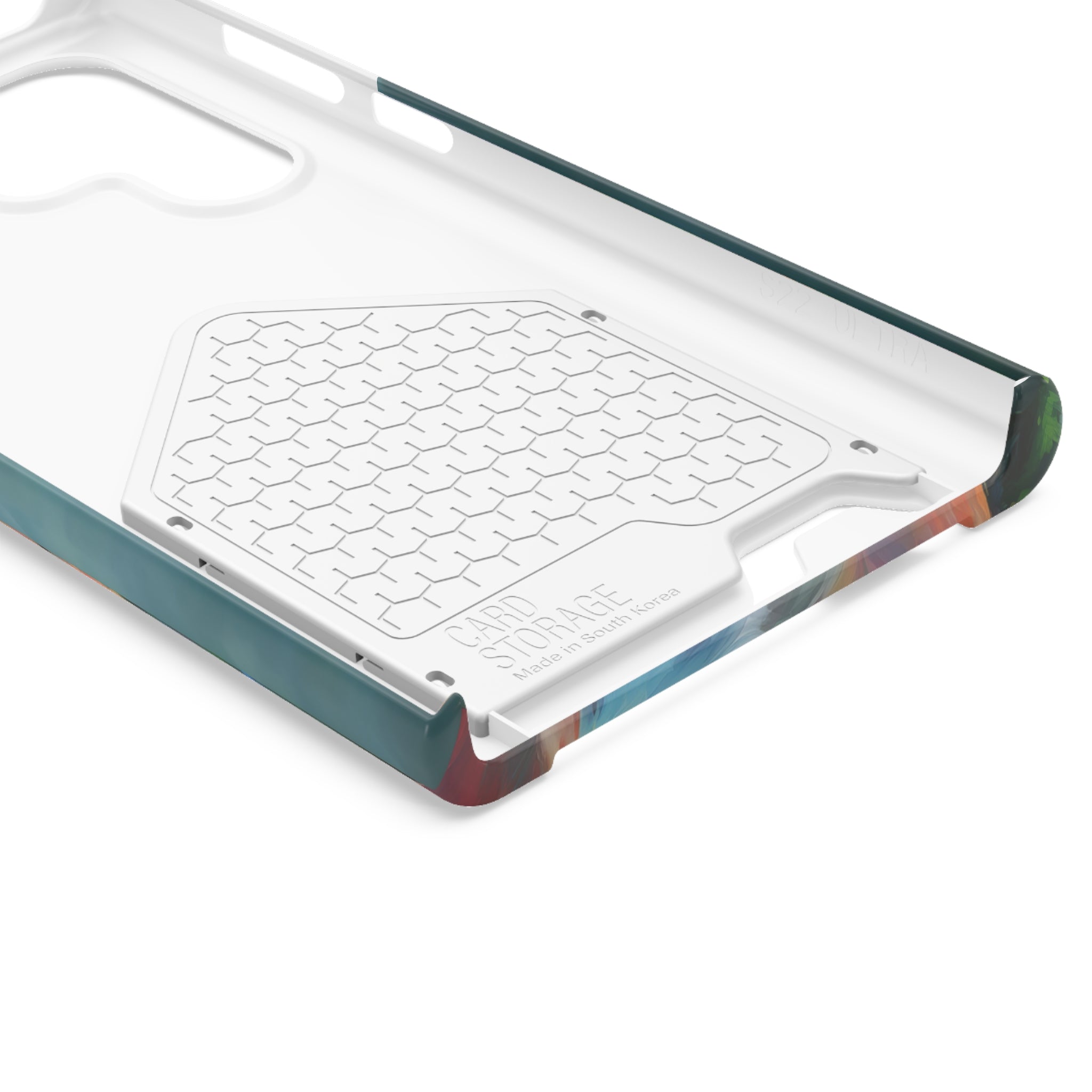 Boxer Rainbow Sky Phone Case with Card Holder