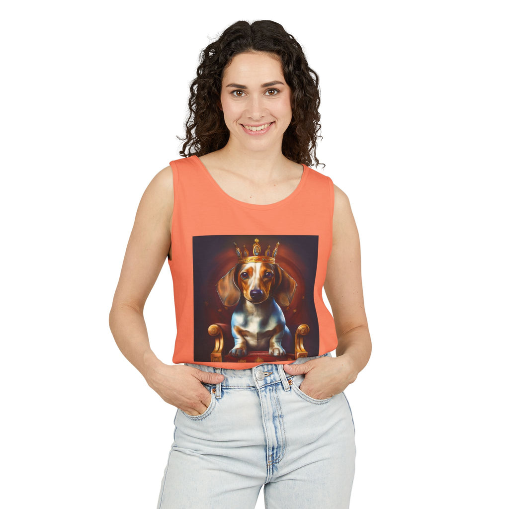 Dachshund Royal Unisex Tank Top