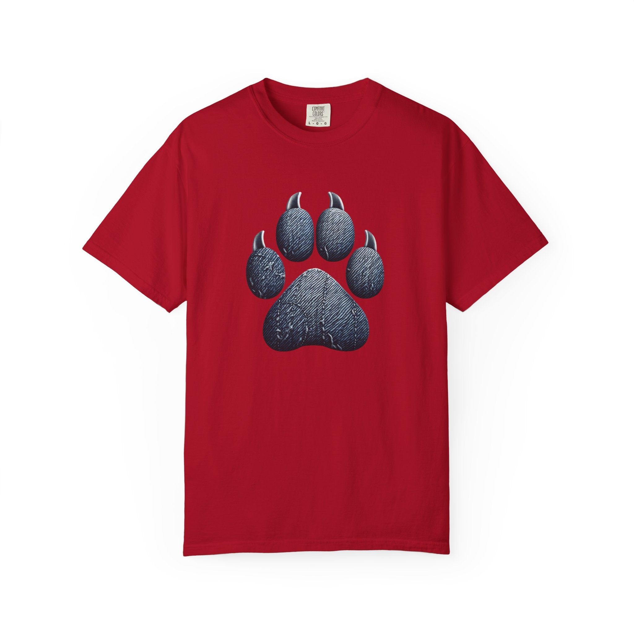 Denim Paw Unisex Garment-Dyed T-shirt