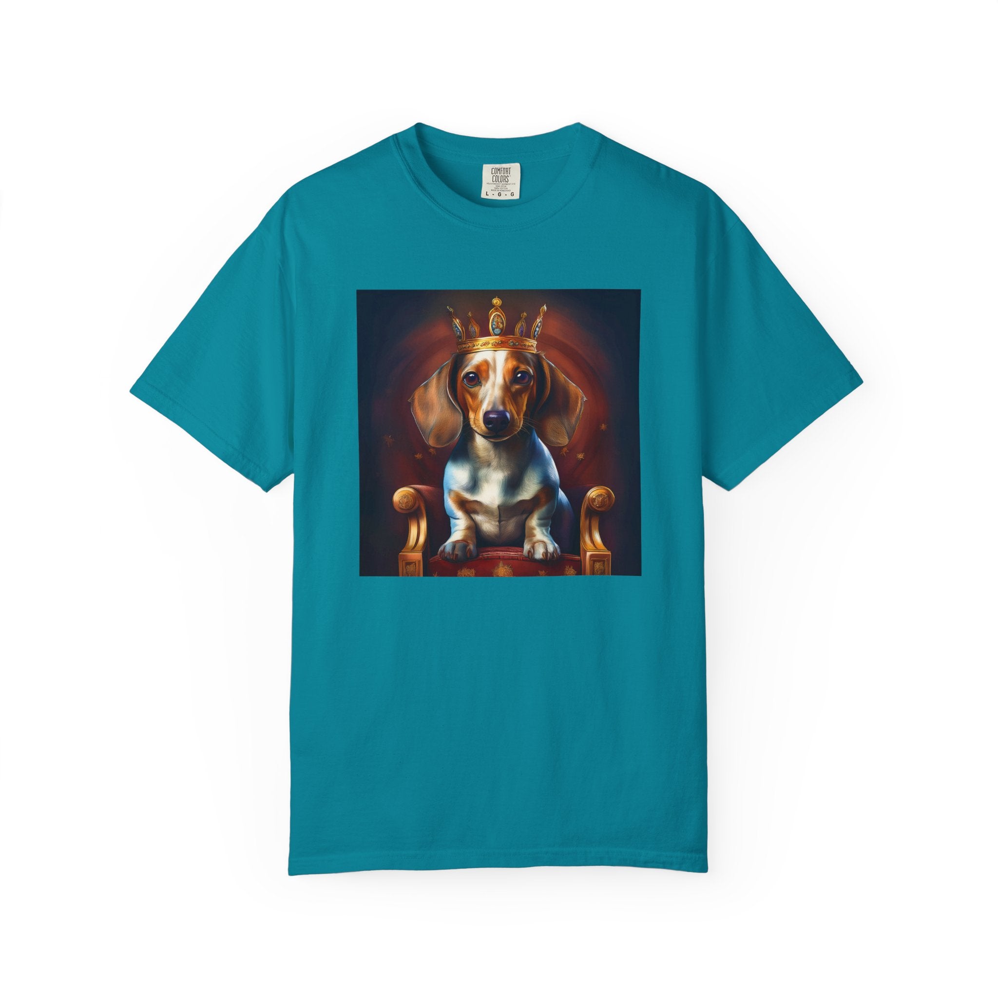 Dachshund Royal Unisex Garment-Dyed T-shirt