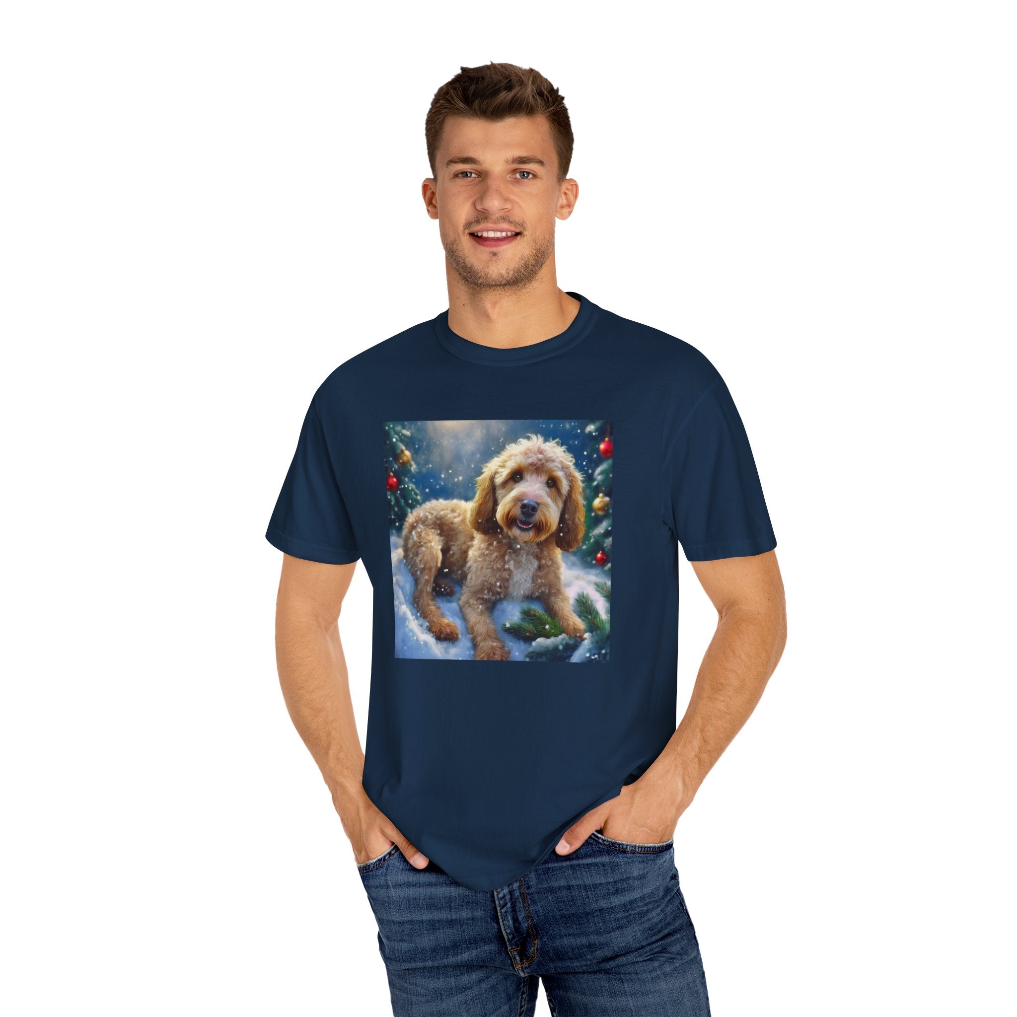 Doodle Holiday Unisex Garment-Dyed T-shirt