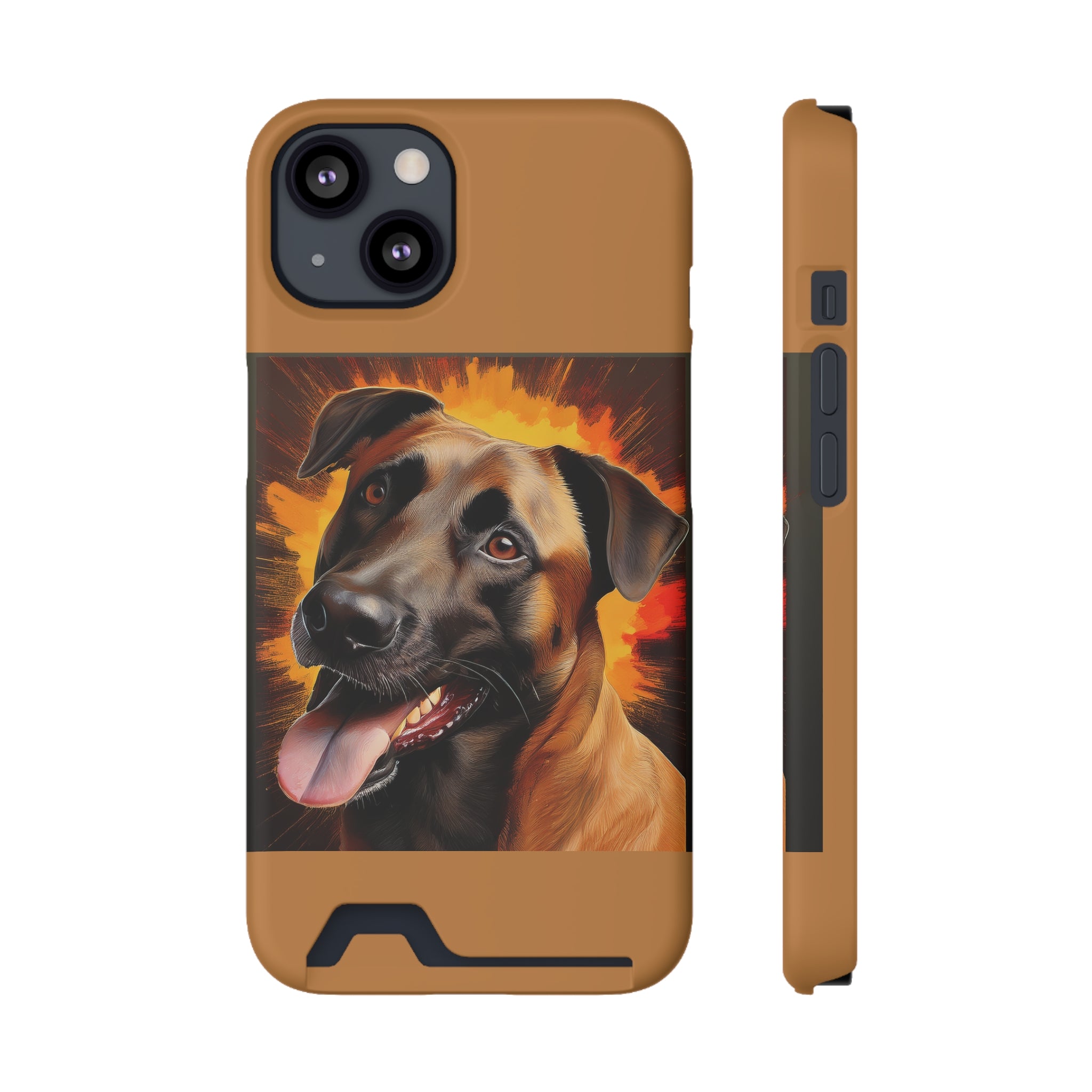 Belgian Malinois Shepherd Phone Case with Card Holder