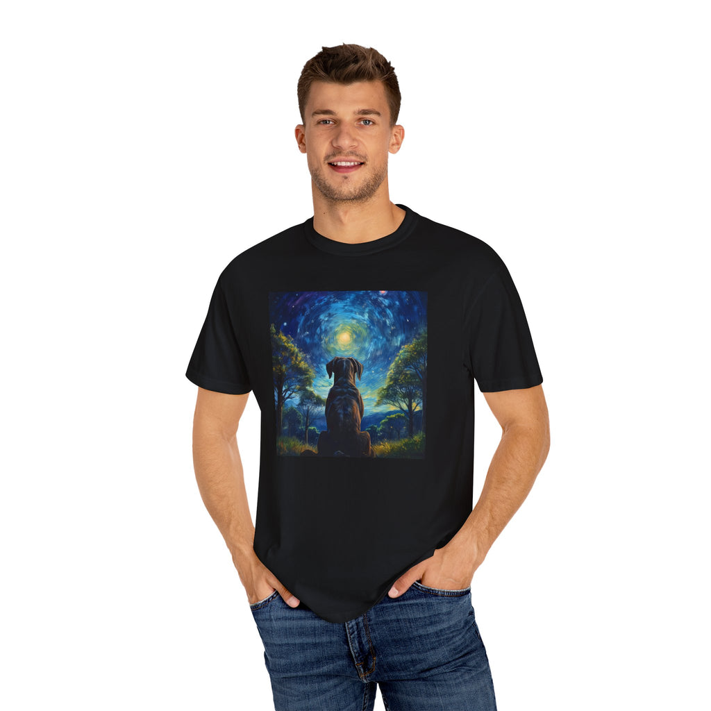 Moonlit Thoughts Unisex Garment-Dyed T-shirt