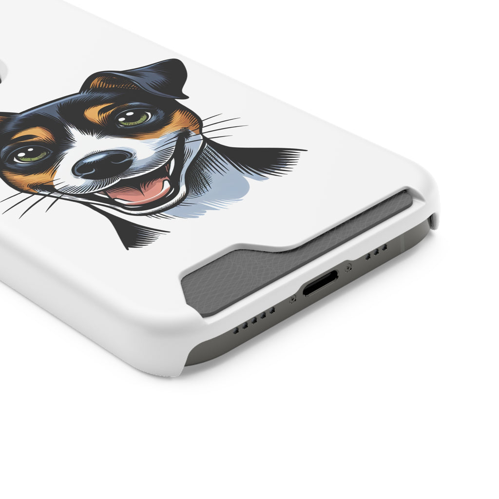 Jack Russel Phone Case with Card Holder
