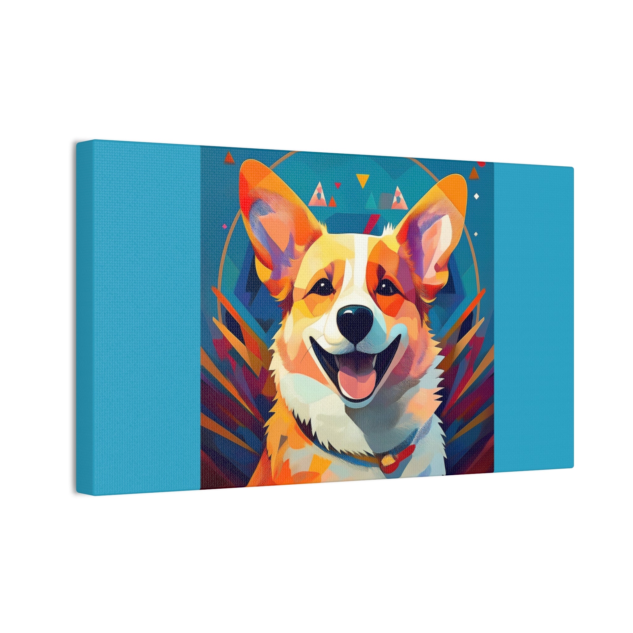 Corgi Canvas Painting
