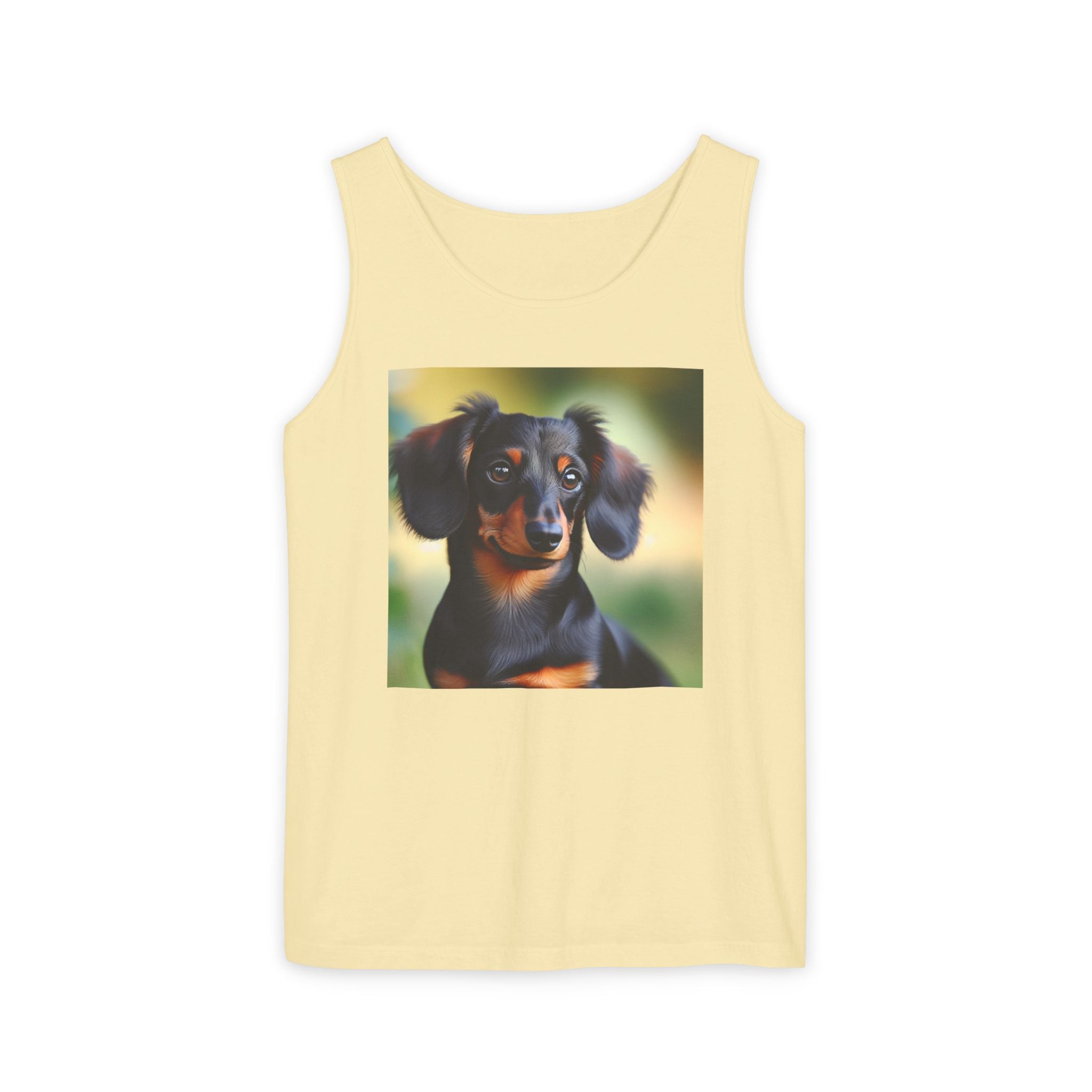 Black/Brown Dachshund Unisex Tank Top
