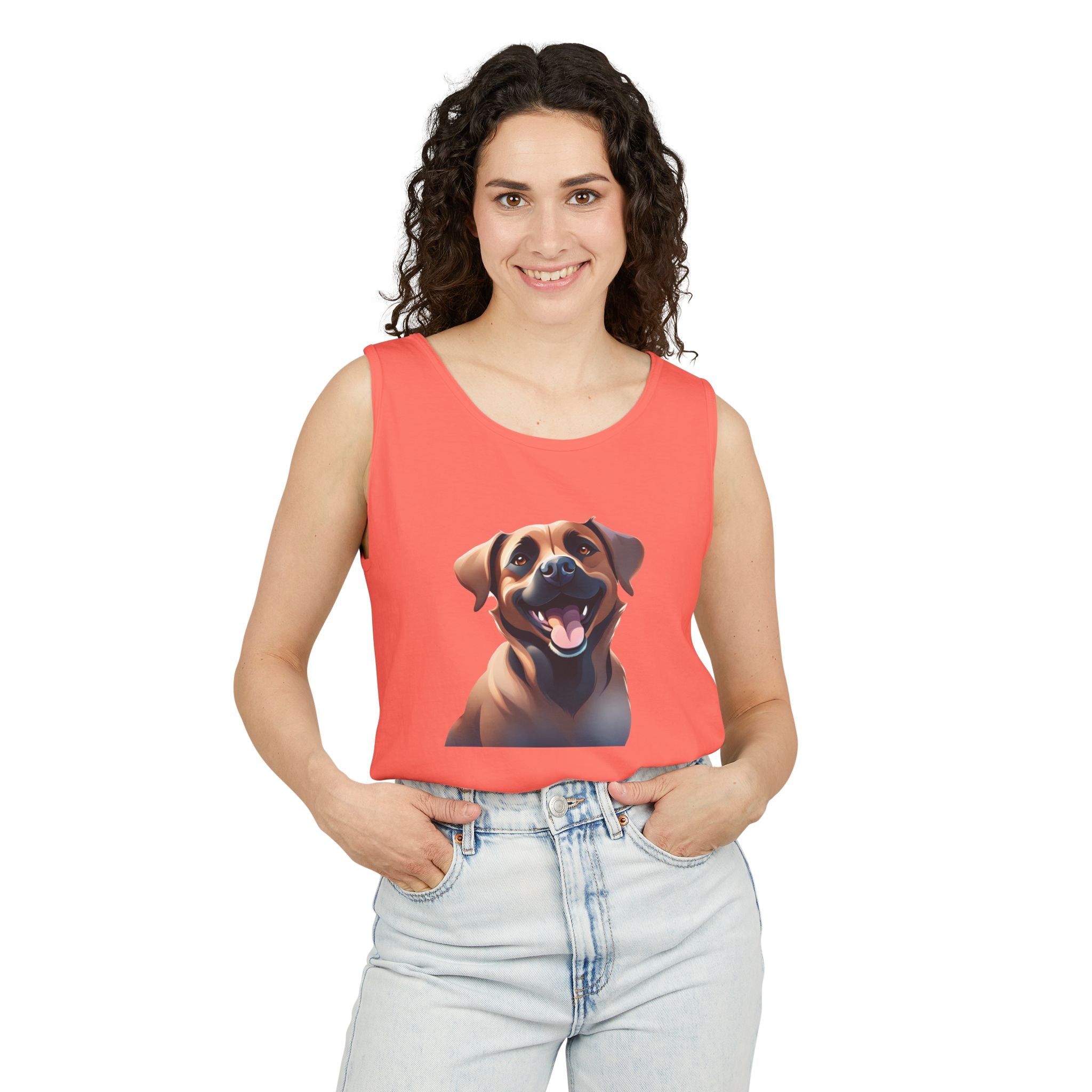 Black Mouth Cur Unisex Tank Top