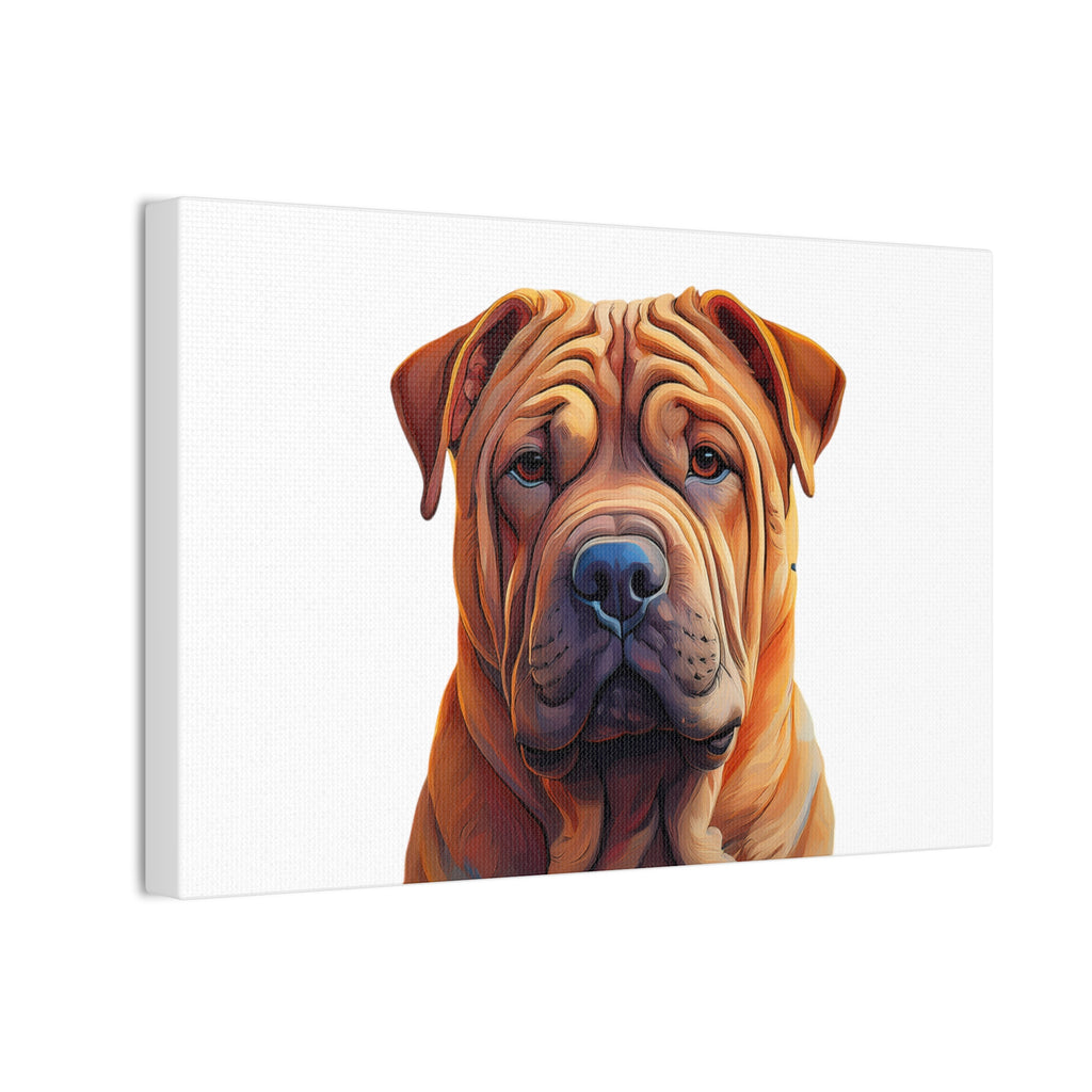 Shar Pei Stretched, 0.75"