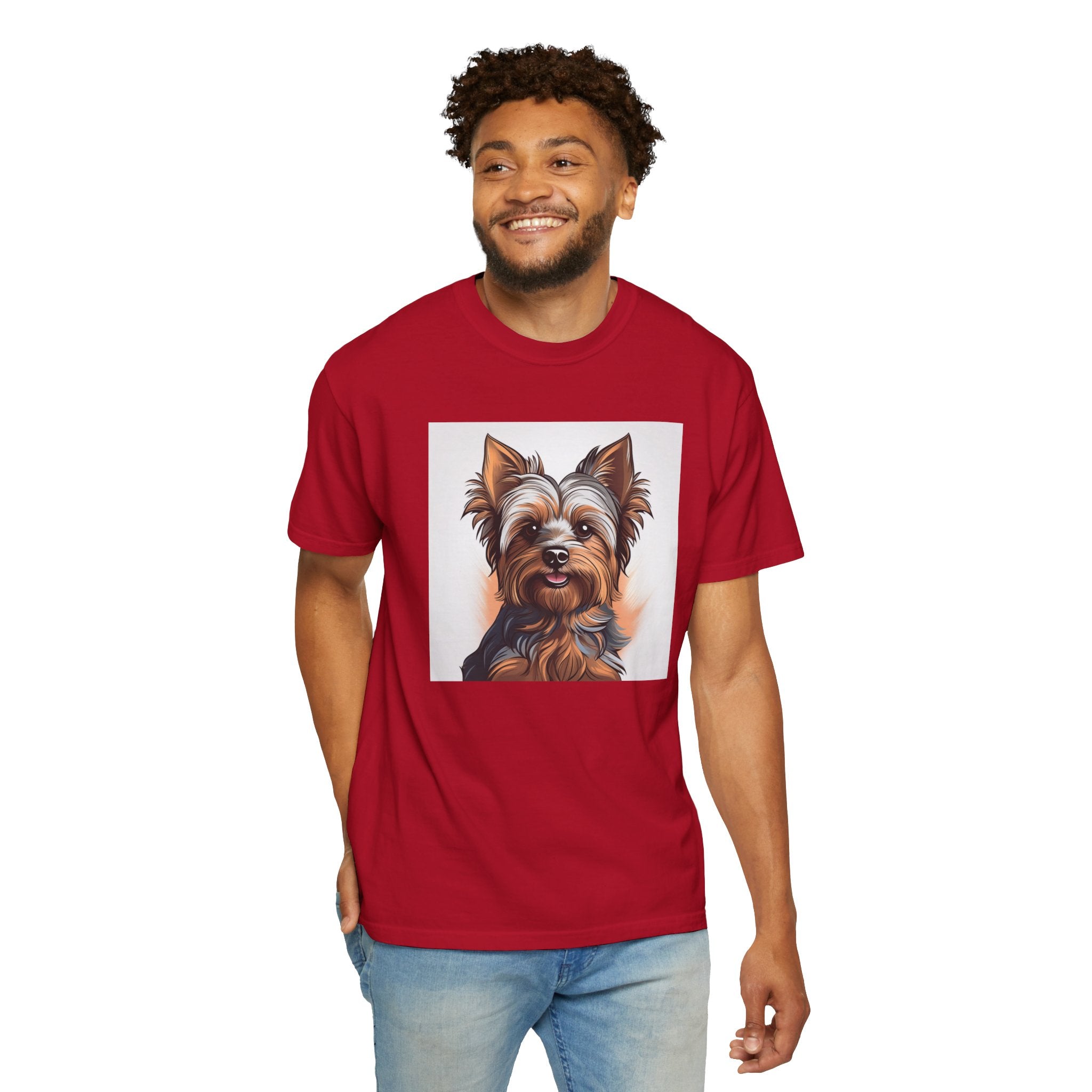 Yorkie Unisex Garment-Dyed T-shirt
