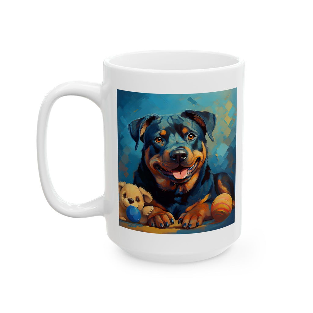 Rottweiler Ceramic Mug, (11oz, 15oz)