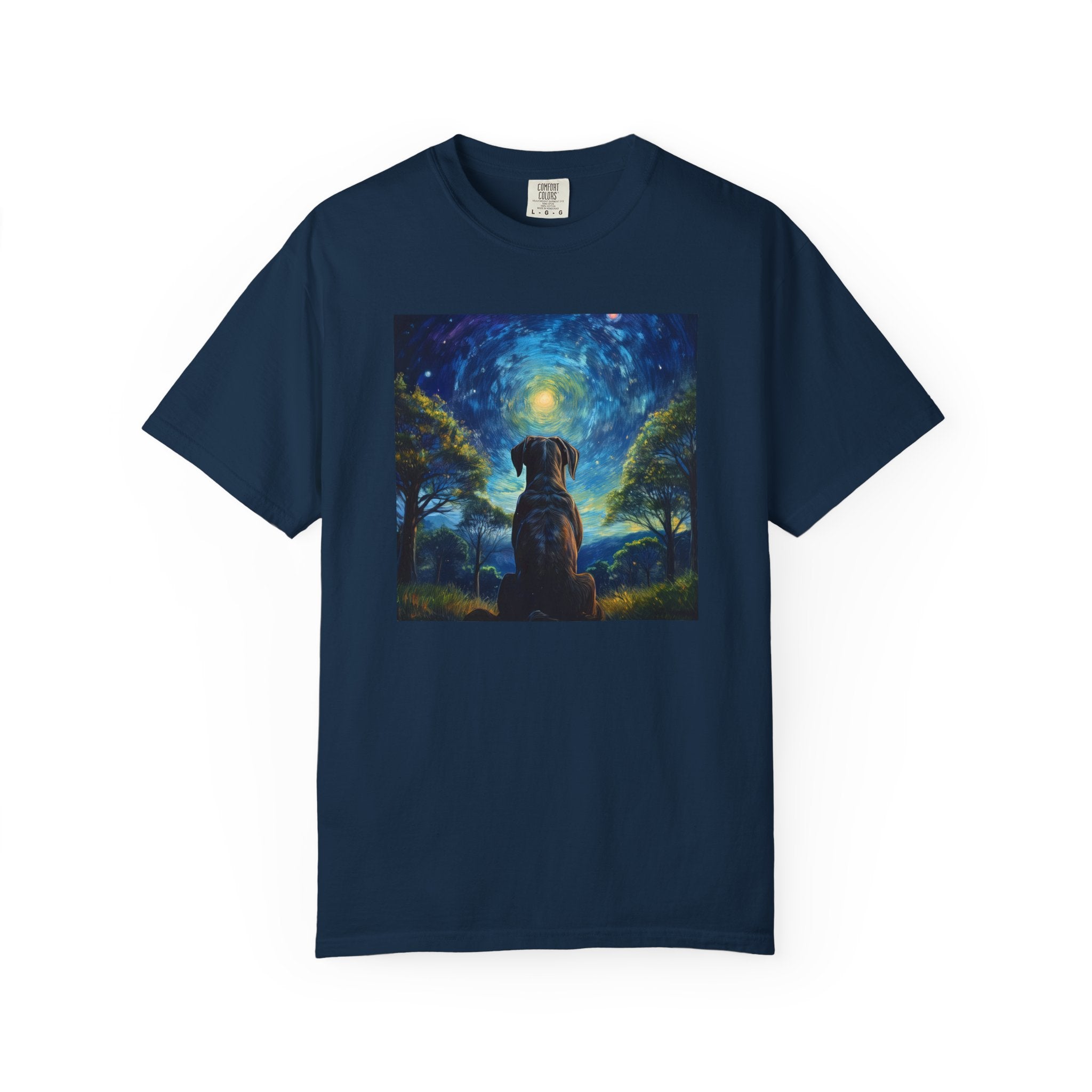 Moonlit Thoughts Unisex Garment-Dyed T-shirt