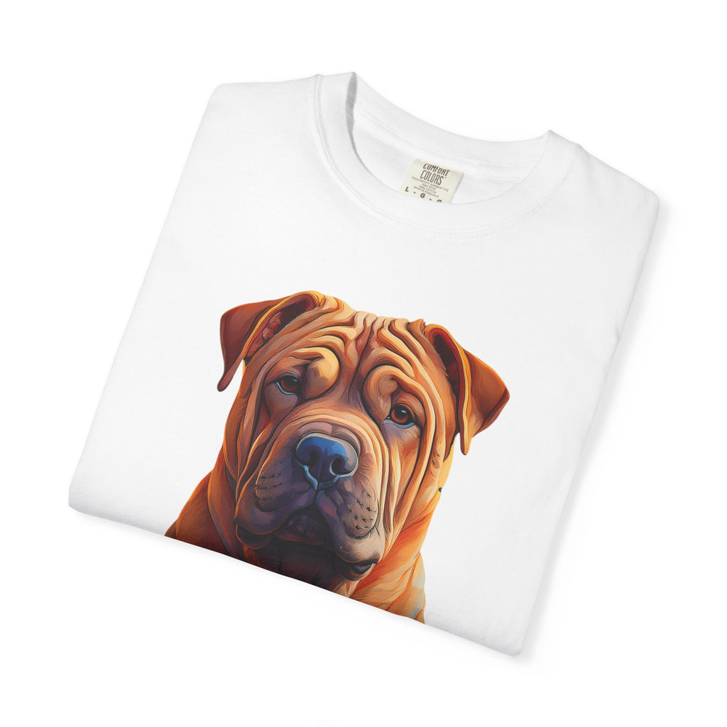 Shar Pei Unisex Garment-Dyed T-shirt