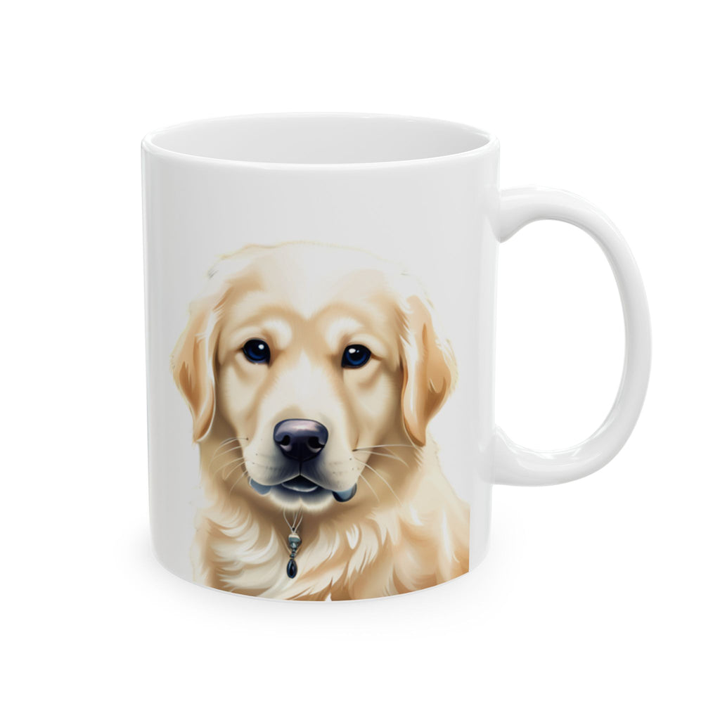 Golden Retriever Ceramic Mug, (11oz, 15oz)