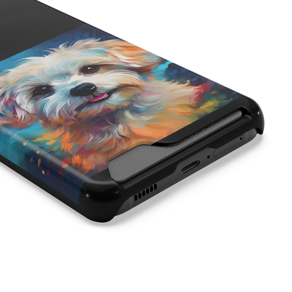 Maltese Phone Case with Card Holder