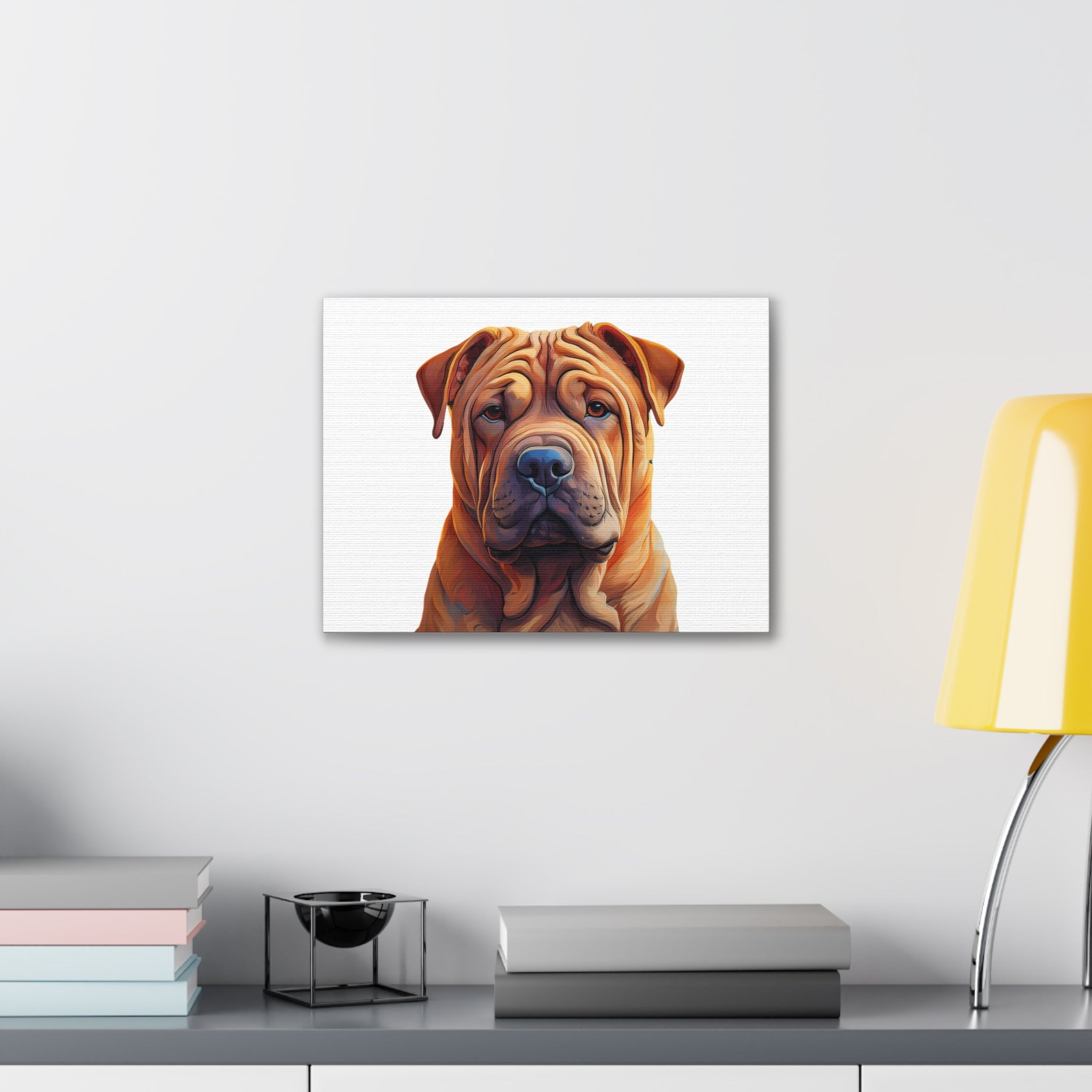 Shar Pei Stretched, 0.75"