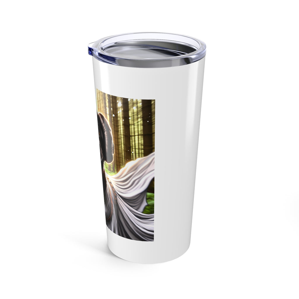 Black Lab Galaxy Princess Tumbler 20oz