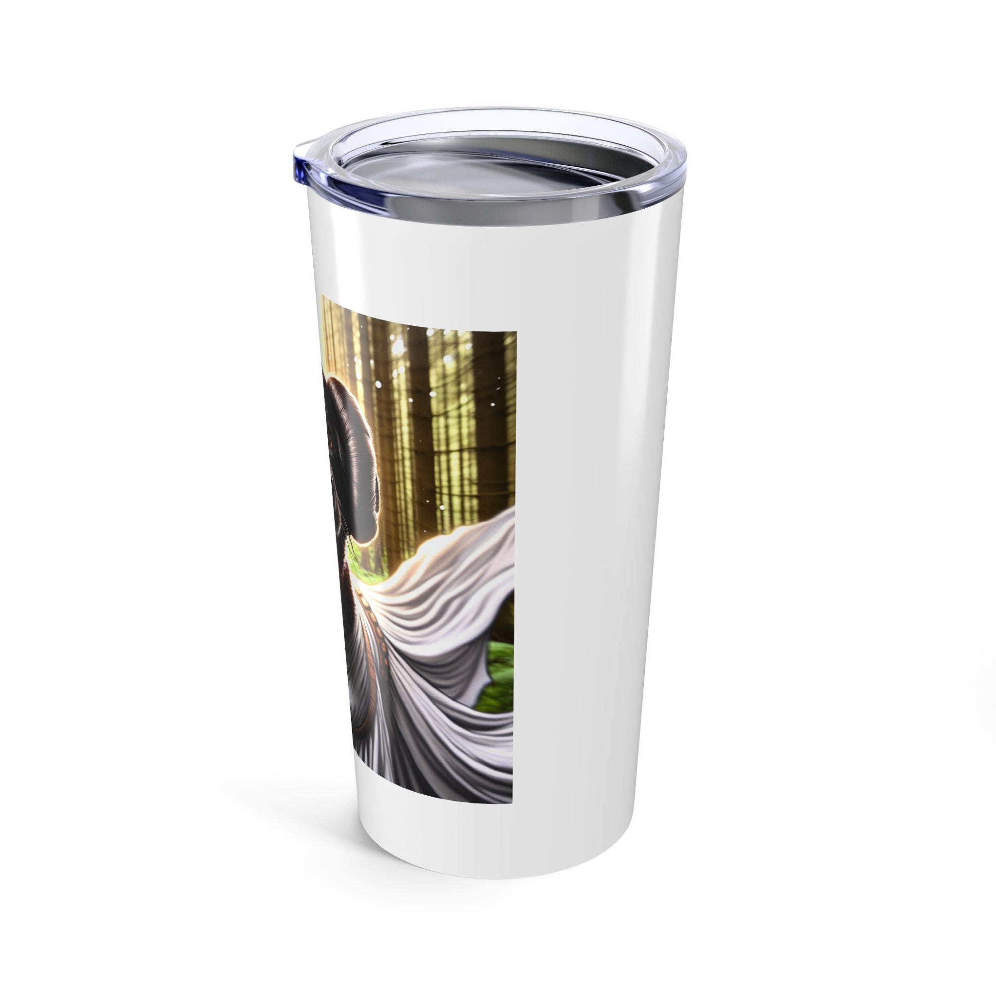 Black Lab Galaxy Princess Tumbler 20oz