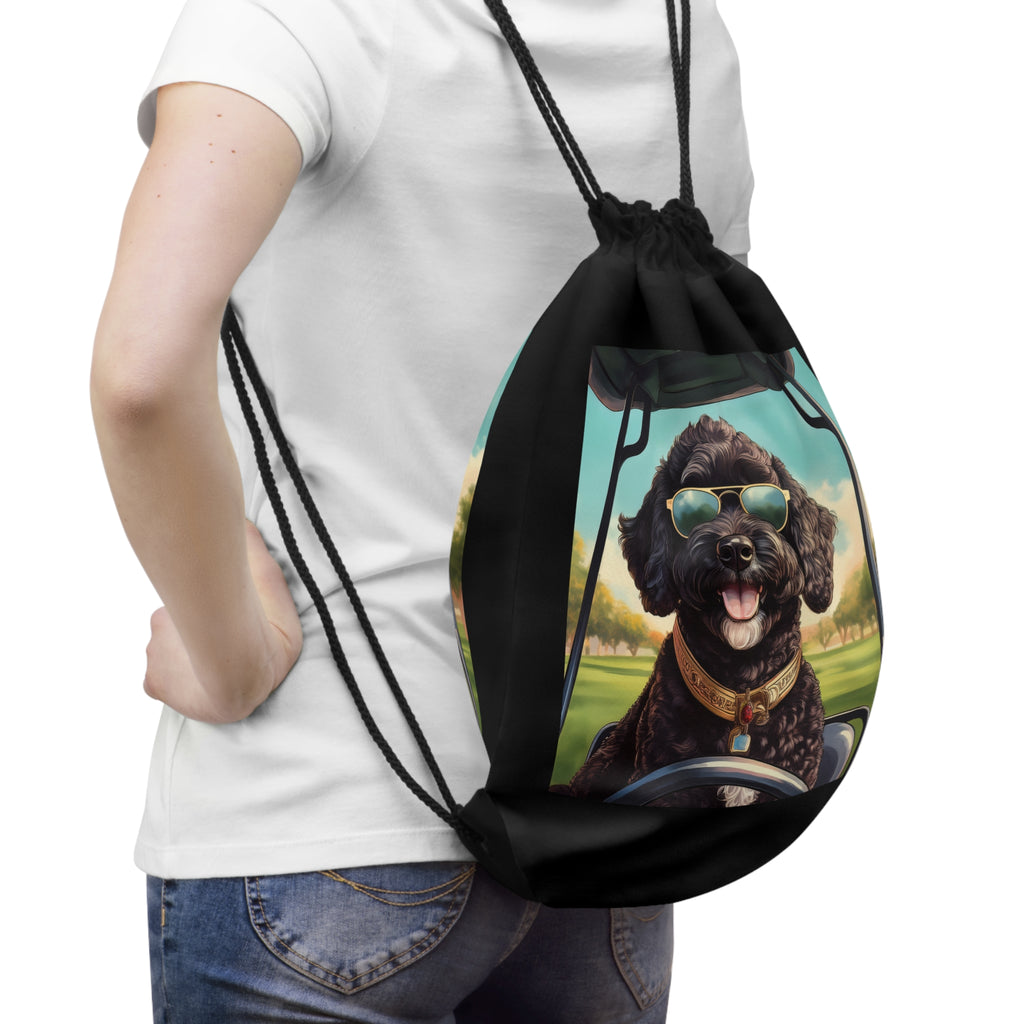 Doodle Golf Cart Drawstring Bag