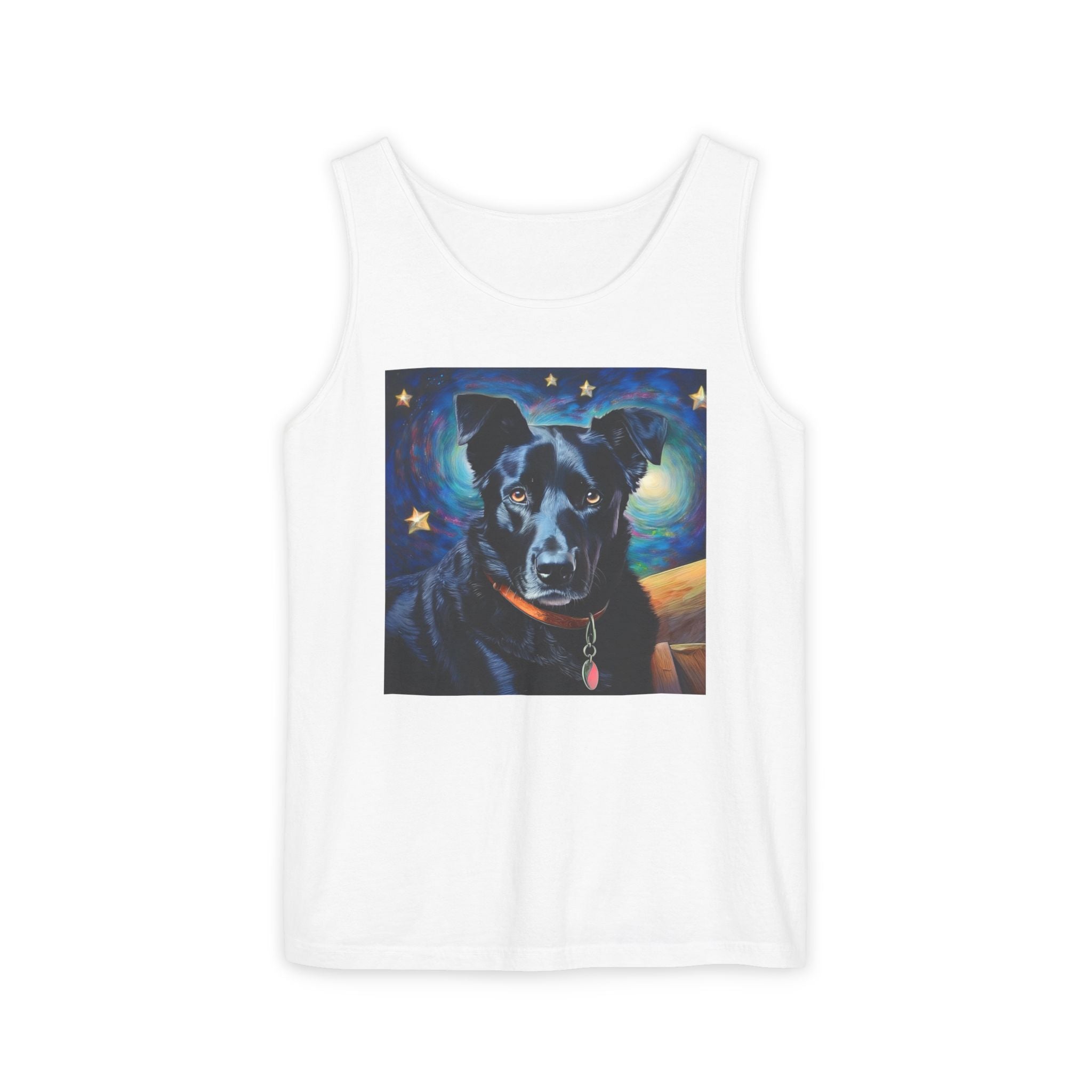 Black Shepherd Lab Stary Night Unisex Tank Top