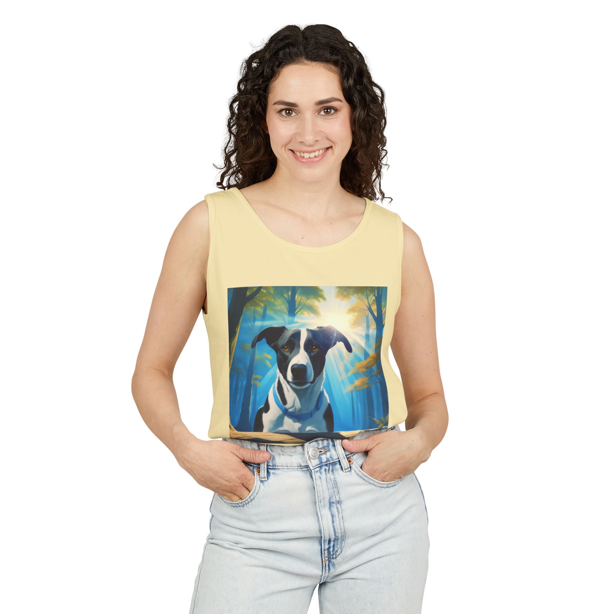 Coonhound Forest Unisex Tank Top