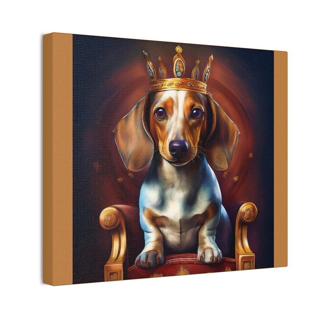 Dachshund Royal Canvas Painting